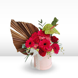 Red- Pink Mix flower box