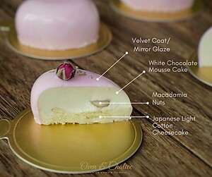 Round Love Mousse Cake By Oven&Chalice